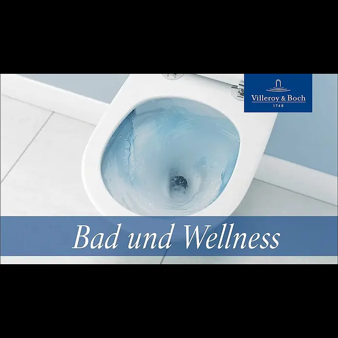 Villeroy & Boch Subway 3.0 Stand-WC - Spülrandlos, Mit schmutzabweisender Glasur, Spülform: Tief, WC Abgang: Waagerecht, Weiß Alpin - Subway 3.0  TwistFlush | Villeroy & Boch