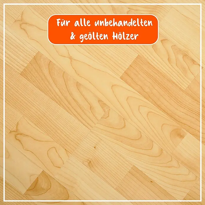 Poliboy Arbeitsplattenöl - Transparent, 500 ml - Holzfußboden für unbehandelte und geölte Hölzer. Das Produkt ist ideal, um die natürliche Schönheit des Holzes zu erhalten.