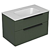 Aquaart Kupaonski ormarić ispod umivaonika Miriad 80  (Š x D x V: 802 x 452 x 526 mm, Zelena, s umivaonikom) | BAUHAUS