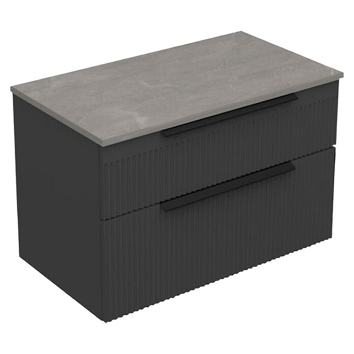 Aquaart Kupaonski ormarić ispod umivaonika Miriad  (Š x D x V: 81 x 46 x 53 cm, Grafit) | BAUHAUS