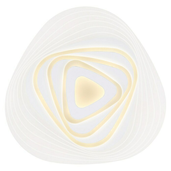 Globo LED stropna svjetiljka Jocelyn  (40 W, D x Š x V: 50,2 x 48,8 x 6,5 cm, Bijela, Topla bijela) | BAUHAUS