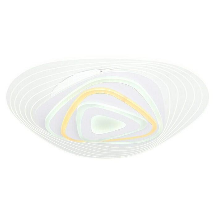 Globo LED stropna svjetiljka Jocelyn  (40 W, D x Š x V: 50,2 x 48,8 x 6,5 cm, Bijela, Topla bijela) | BAUHAUS