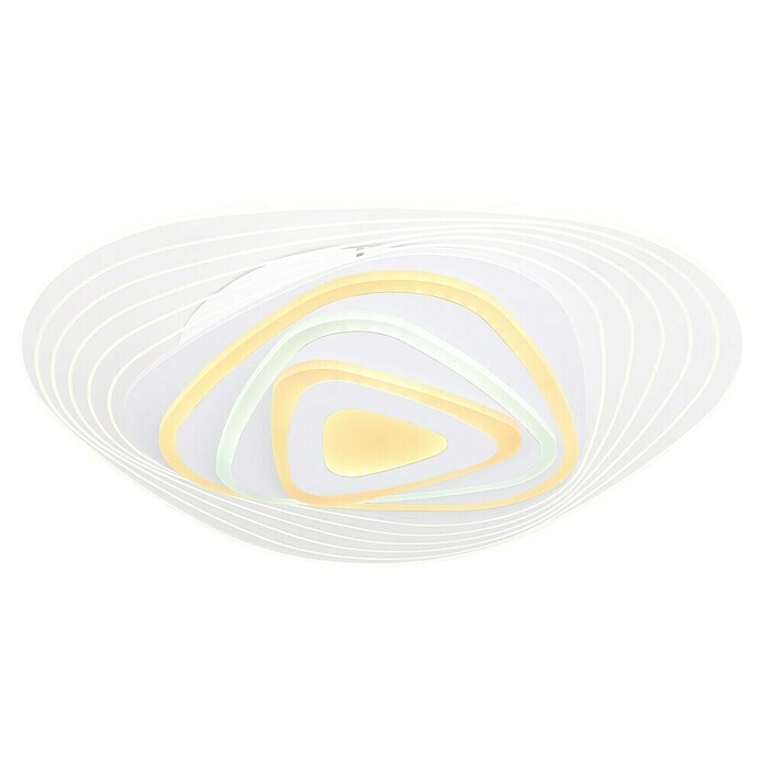 Globo LED stropna svjetiljka Jocelyn  (40 W, D x Š x V: 50,2 x 48,8 x 6,5 cm, Bijela, Topla bijela) | BAUHAUS