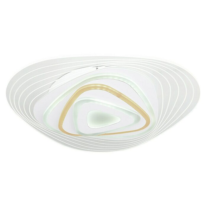 Globo LED stropna svjetiljka Jocelyn  (40 W, D x Š x V: 50,2 x 48,8 x 6,5 cm, Bijela, Topla bijela) | BAUHAUS
