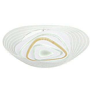Globo LED stropna svjetiljka Jocelyn (40 W, D x Š x V: 50,2 x 48,8 x 6,5 cm, Bijela, Topla bijela)