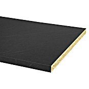 CanDo Keukenwerkblad Aanrechtblad zwart Marmer (Spaanplaat, 304 x 64 x 3,8 cm, Zwart Marmer) | BAUHAUS