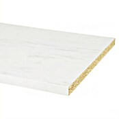 CanDo Keukenwerkblad Aanrechtblad Mat wit Marmer (Spaanplaat, 304 x 64 x 3,8 cm, Mat wit Marmer) | BAUHAUS