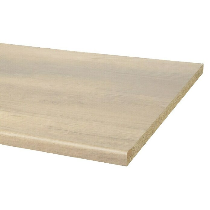 CanDo Keukenwerkblad Aanrechtblad Grof Hout waterstop (Spaanplaat, 302 x 60 x 2,8 cm, Grof Hout) | BAUHAUS