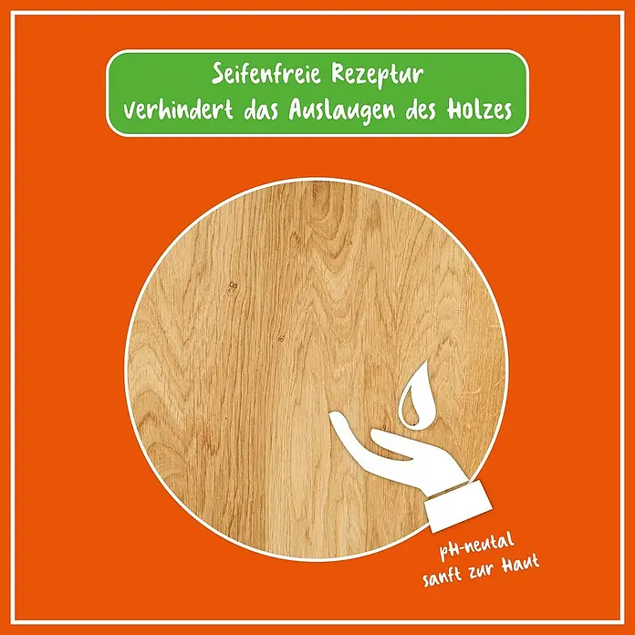 Poliboy Intensivreiniger Möbelpflege - 375 ml, Flasche mit Sprühkopf - Seifenfreie Rezeptur, die das Auslaugen des Holzes verhindert. pH-neutral und sanft zur Haut.
