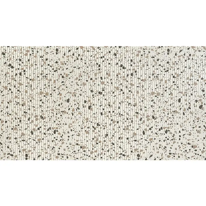 D-c-fix Bodenmatte Meterware Floor Comfort - Terrazzo, Breite: 65 cm - Nahaufnahme einer Bodenfliese mit gesprenkeltem Muster und vertikalen Linien, die ein modernes und stilvolles Design zeigt.