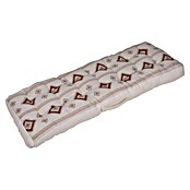 Palletkussen (Wit / Rood, 120 x 40 x 8 cm) | BAUHAUS