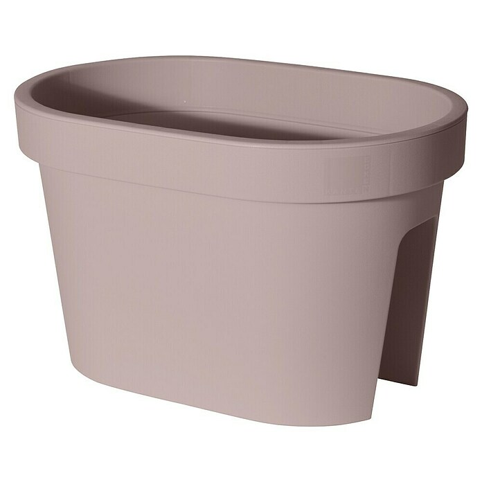 Balkonbak (Taupe, l x b x h: 40 x 25 x 27 cm, Kunststof) | BAUHAUS