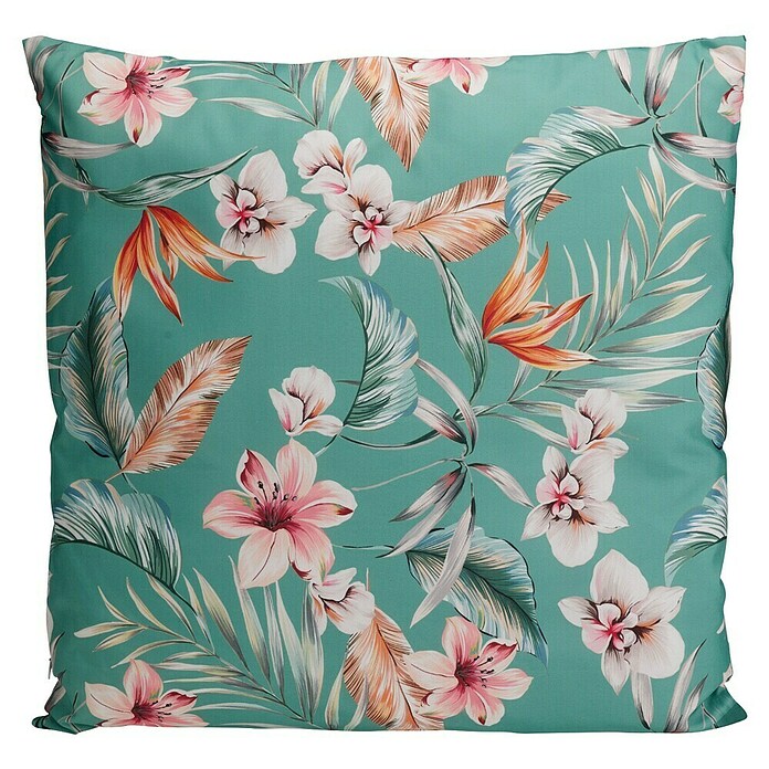 Outdoor kussen Bloemen (45 x 45 cm, Kunststof) | BAUHAUS