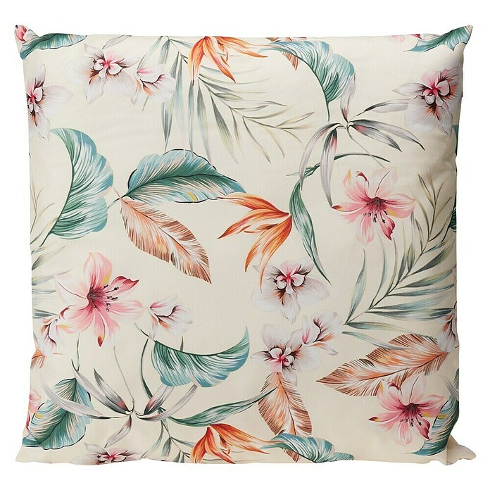 Outdoor kussen Bloemen (45 x 45 cm, Kunststof) | BAUHAUS