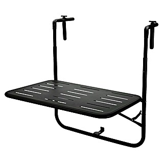 Balkontafel Ambiance (Zwart, Staal)