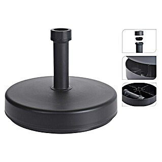 Parasolvoet rond (Ø x h: 46 x 11 cm, Grijs)