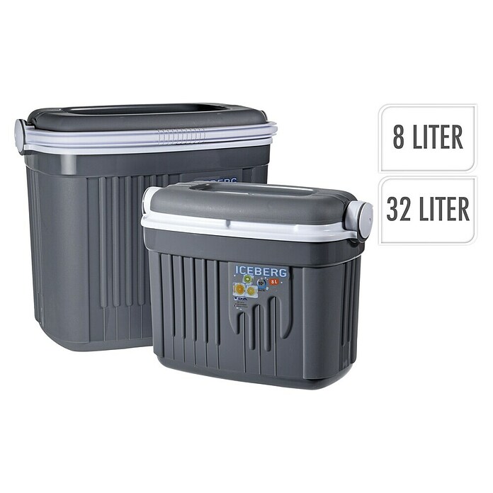 Koelbox Set (Grijs, Set van 8 liter en 32 liter) | BAUHAUS