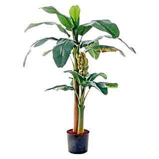 Planta artificial Plátano 2 troncos (Altura: 150 cm, Verde, Plástico)
