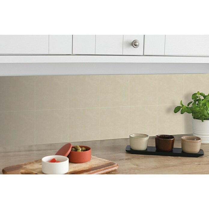 D-c-fix Fliesensticker (6 Stk., 15 x 15 cm, Beige) | BAUHAUS