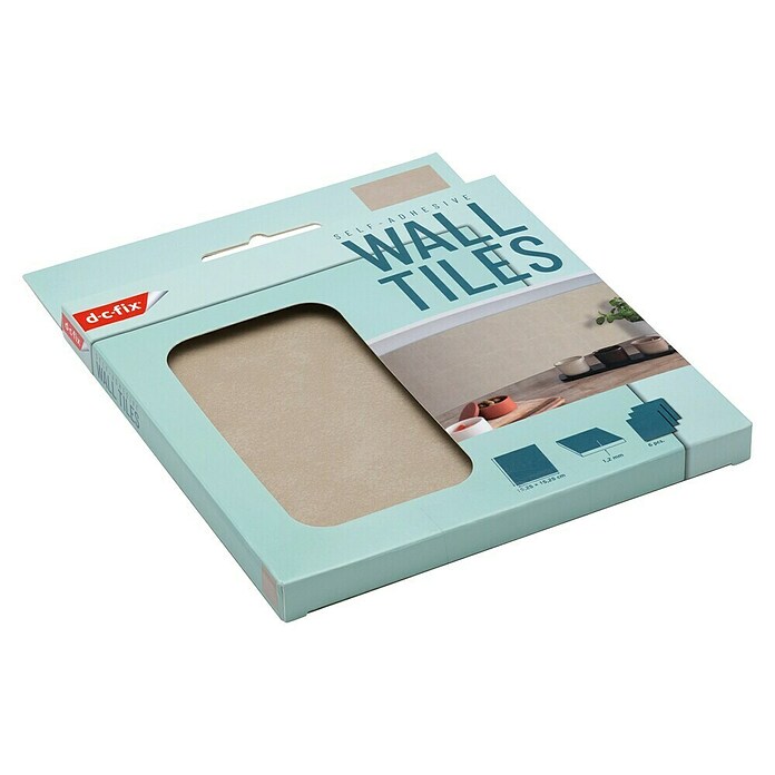 D-c-fix Fliesensticker (6 Stk., 15 x 15 cm, Beige) | BAUHAUS