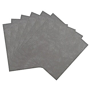 D-c-fix Fliesensticker (6 Stk., 15 x 15 cm, Dunkelgrau)