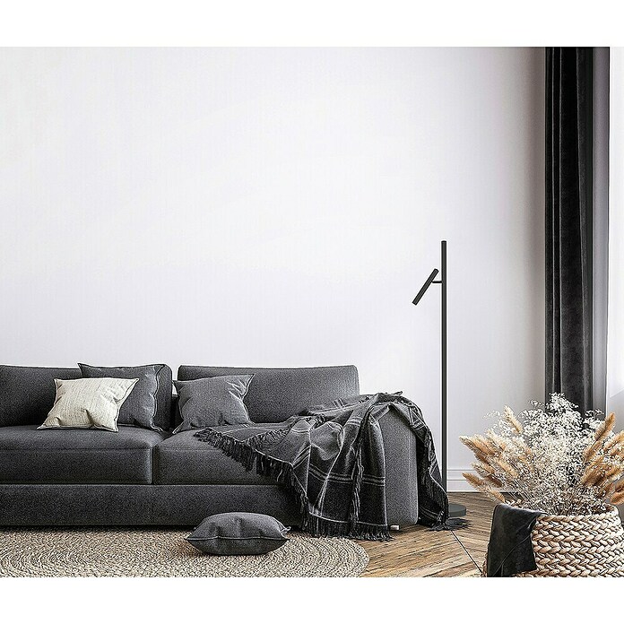 Lámpara de pie con batería Streak (Negro, Blanco cálido, 1,7 W, IP20) | BAUHAUS