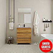 Conjunto de mueble de baño Inter (Ancho: 60 cm, Roble, 3 pzs.) | BAUHAUS