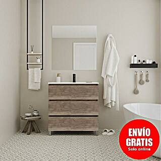 Conjunto de mueble de baño Inter (Ancho: 80 cm, Nebraska, 3 pzs.)