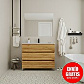 Conjunto de mueble de baño Inter (Ancho: 100 cm, Roble, 3 pzs.) | BAUHAUS