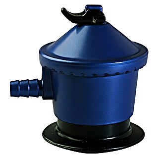 Regulador de presión de gas butano con válvula de seguridad (Presión de funcionamiento: 30 mbar)