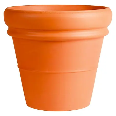 Maceta para planta Barro Rojo Doble Borde