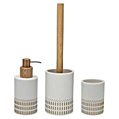 Escobillero de suelo Astrid (Altura: 36 cm, Resina, Blanco y dorado) | BAUHAUS