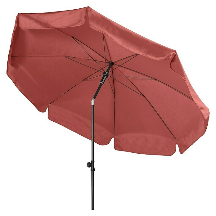 Doppler Sunline Balkonschirm rund Neo (Farbe Bespannung: Terracotta, Durchmesser Bespannung: 200 cm) | BAUHAUS