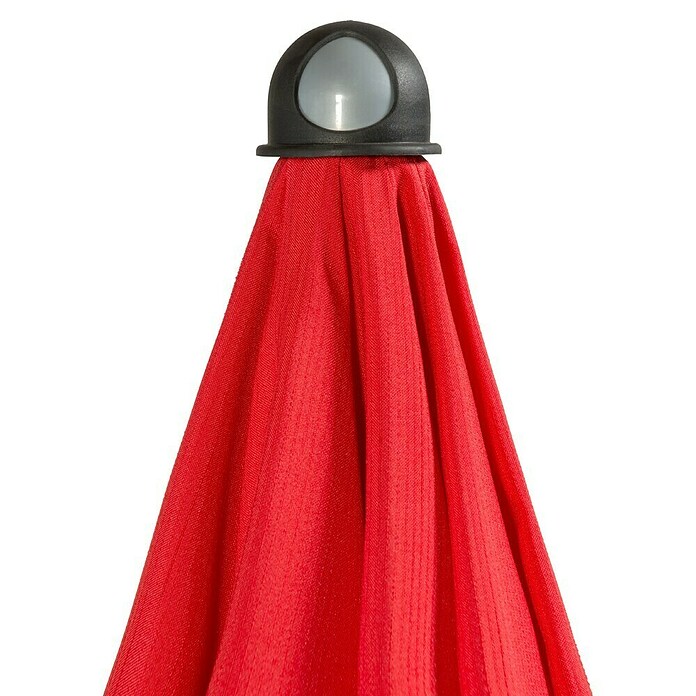 Doppler Sunline Balkonschirm rund Neo (Farbe Bespannung: Rot, Durchmesser Bespannung: 200 cm) | BAUHAUS