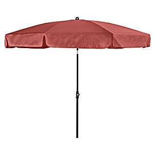 Doppler Sunline Balkonschirm rund Neo (Farbe Bespannung: Terracotta, Durchmesser Bespannung: 200 cm)