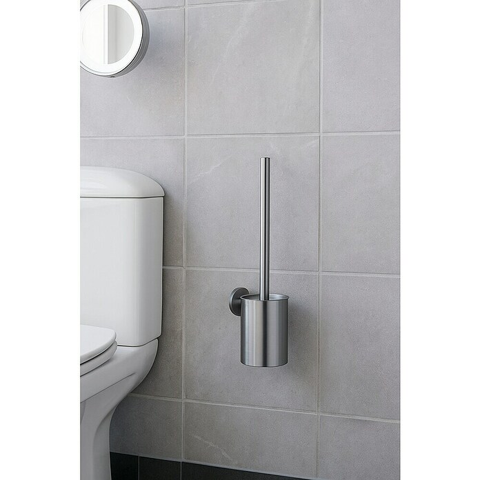 Camargue Carlit Escobillero mural (Altura: 34 cm, Black gun metal) | BAUHAUS