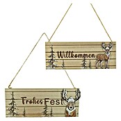 Noor Living Wanddekoration Jonas (0,6 x 10 cm, Winterlich, Braun, Metall) | BAUHAUS