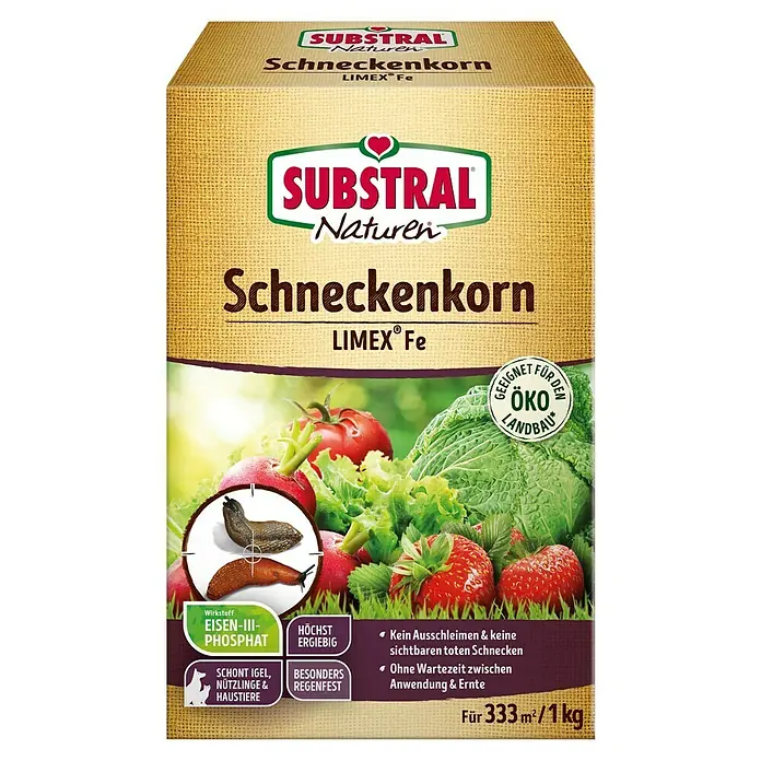 Substral Naturen Schneckenkorn Limex - 1 kg - Substral Naturen Schneckenkorn: Effektiver Schneckenschutz für den ökologischen Landbau.