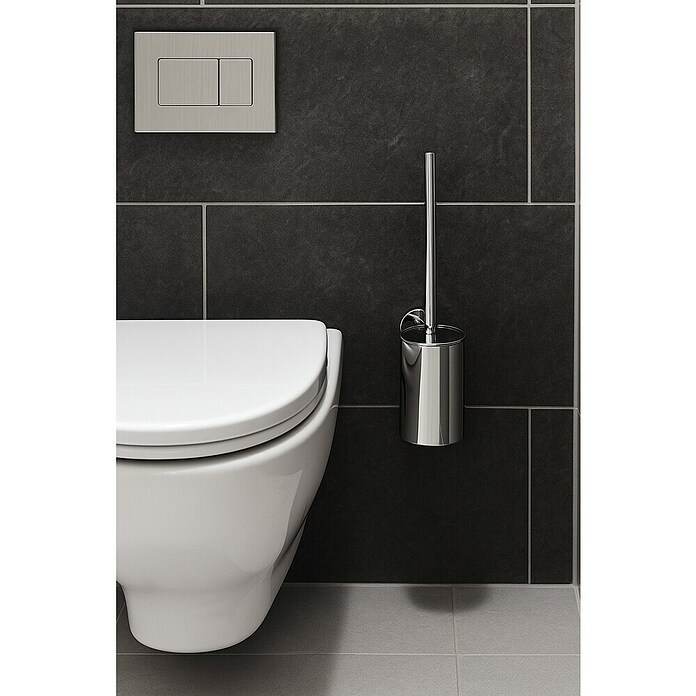 Camargue Carlit Escobillero mural (Altura: 34 cm, Cromo) | BAUHAUS