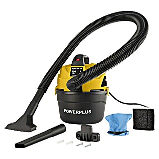 PowerPlus Aspirador en seco y húmedo eléctrico POWX318 (750 W, Volumen de recipiente: 4 l)