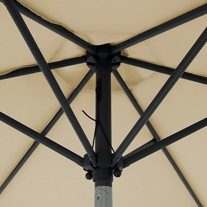 Doppler Balkonschirm rund Life Lift (Sand, Durchmesser Bespannung: 180 cm) | BAUHAUS