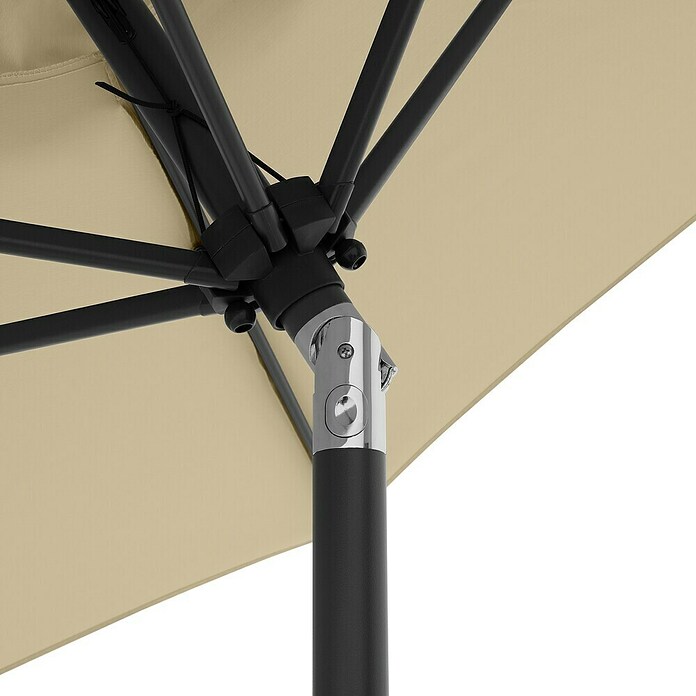 Doppler Balkonschirm rund Life Lift (Sand, Durchmesser Bespannung: 180 cm) | BAUHAUS