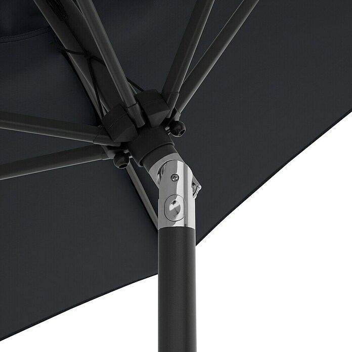 Doppler Balkonschirm rund Life 180 Lift (Anthrazit, Durchmesser Bespannung: 185 cm) | BAUHAUS