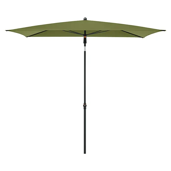 Doppler Balkonschirm myZone - Kiwi, Bespannungsmaß (L x B): 125 x 190 cm - Ein eleganter, olivgrüner Sonnenschirm, ideal für den Garten oder die Terrasse. Sein Design bietet optimalen Schutz vor der Sonne.