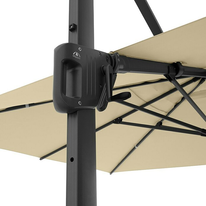 Doppler Ampelschirm Life (Sand, Bespannungsmaß (L x B): 300 x 400 cm) | BAUHAUS