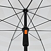 Doppler Balkonschirm rund myZone (Anthrazit gestreift, Durchmesser Bespannung: 200 cm) | BAUHAUS