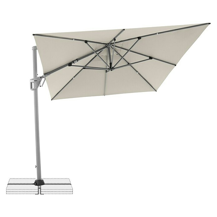 Doppler Ampelschirm Active Neo (Natur, Bespannungsmaß (L x B): 260 x 350 cm) | BAUHAUS