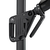 Doppler Ampelschirm rund Life 310 Side (Hellgrau, Durchmesser Bespannung: 310 cm) | BAUHAUS