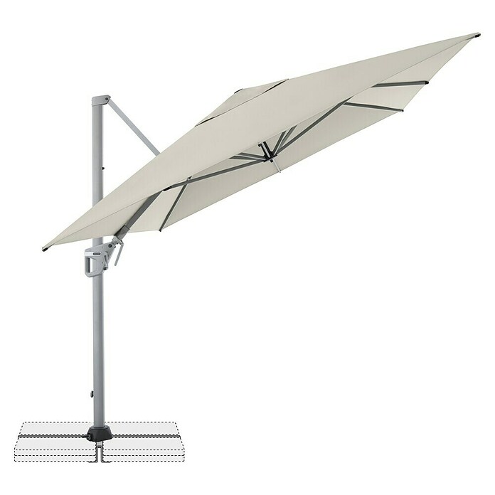 Doppler Ampelschirm Active Neo (Natur, Bespannungsmaß (L x B): 260 x 350 cm) | BAUHAUS