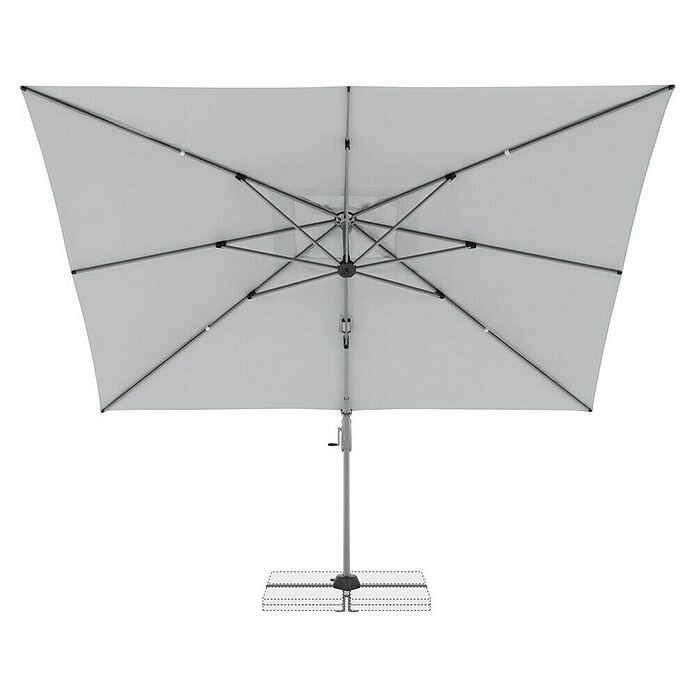 Doppler Ampelschirm Active Neo Side (Hellgrau, Bespannungsmaß (L x B): 260 x 350 cm) | BAUHAUS
